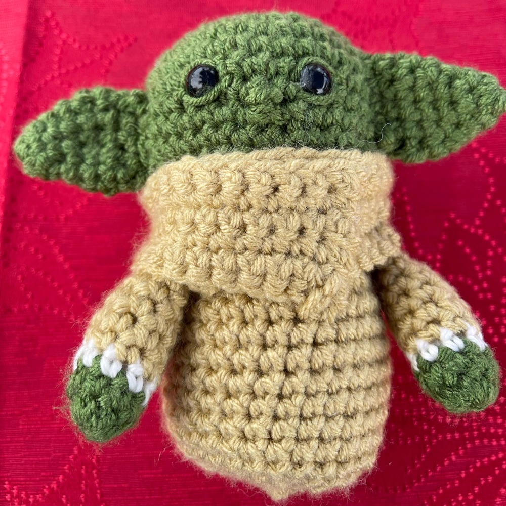New Handmade Crocheted Baby Yoda